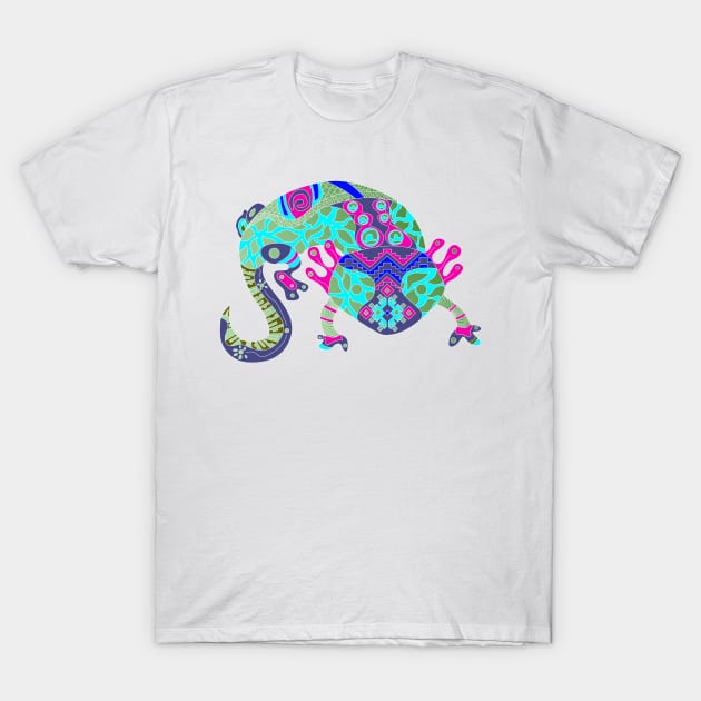 wetland axolotl ecopop T-Shirt by jorge_lebeau